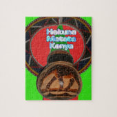 Hakuna Matata Kenya Kunstdruk Legpuzzel (Verticaal)