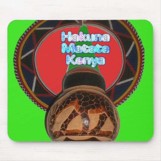 Hakuna Matata Kenya Kunstdruk Muismat (Voorkant)