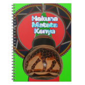 Hakuna Matata Kenya Kunstdruk Notitieboek (Voorkant)