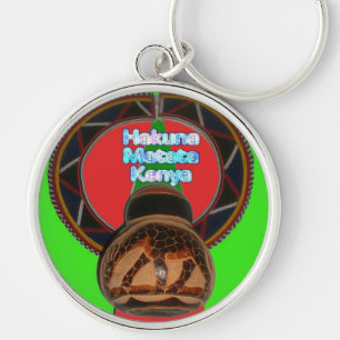 Hakuna Matata Kenya Kunstdruk Sleutelhanger