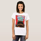 Hakuna Matata Kenya Kunstdruk T-shirt (Voorkant volledig)