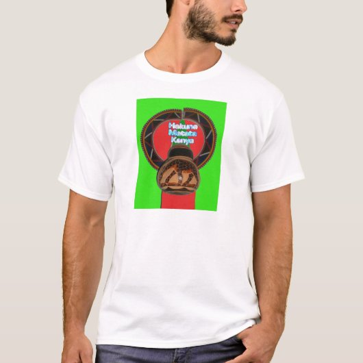 Hakuna Matata Kenya Kunstdruk T-shirt (Voorkant)