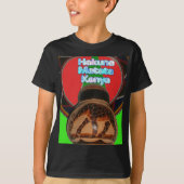 Hakuna Matata Kenya Kunstdruk T-shirt (Voorkant)