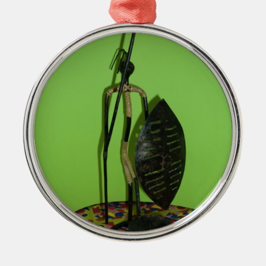 Hakuna Matata Kenya Maasai.JPG Metalen Ornament (Voorkant)