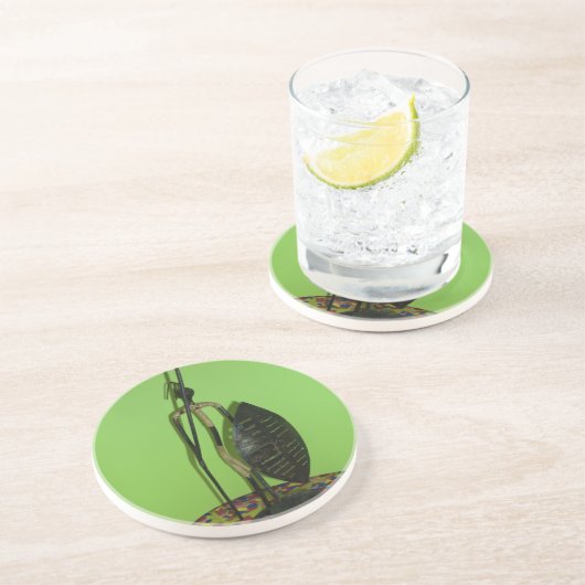 Hakuna Matata Kenya Maasai.JPG Zandsteen Onderzetter (Zijkant)