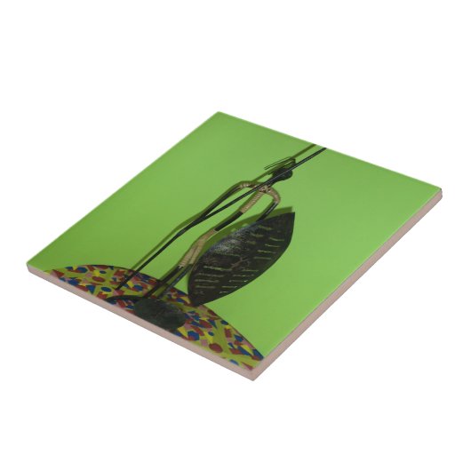 Hakuna Matata Kenya Maasai Tegeltje (Zijkant)