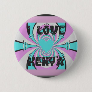 Hakuna Matata Kenya Ronde Button 5,7 Cm