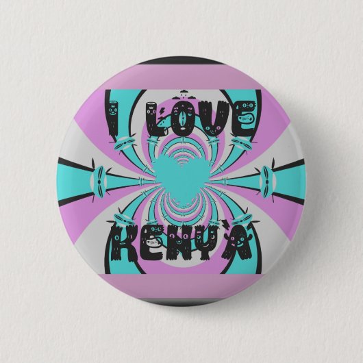 Hakuna Matata Kenya Ronde Button 5,7 Cm (Voorkant)