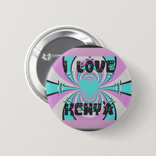 Hakuna Matata Kenya Ronde Button 5,7 Cm (Voorkant /achterkant)