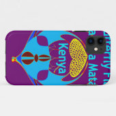 "Hakuna Matata Kenya" Vlinderkunst Print/Grafisch Case-Mate iPhone Case (Achterkant (horizontaal))