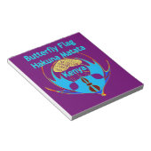 "Hakuna Matata Kenya" Vlinderkunst Print/Grafisch Notitieblok (Schuin)