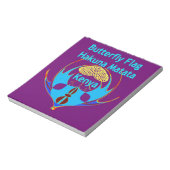 "Hakuna Matata Kenya" Vlinderkunst Print/Grafisch Notitieblok (Linkerzijde)