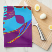 "Hakuna Matata Kenya" Vlinderkunst Print/Grafisch Theedoek (Quarter Fold)