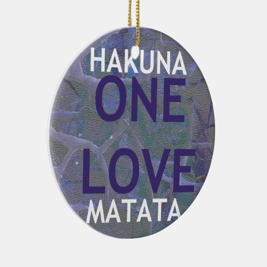 HAKUNA MATATA KERAMISCH ORNAMENT (Rechts)