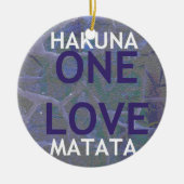 HAKUNA MATATA KERAMISCH ORNAMENT (Voorkant)