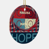 Hakuna matata keramisch ornament (Rechts)