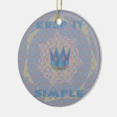 Hakuna matata keramisch ornament (Links)