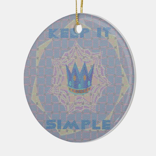 Hakuna matata keramisch ornament (Links)