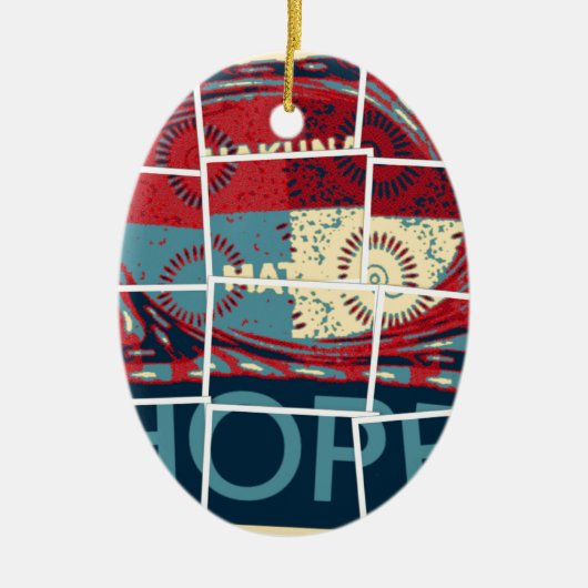 Hakuna Matata Keramisch Ornament (Voorkant)