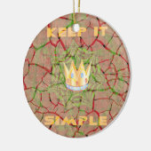 Hakuna matata keramisch ornament (Links)