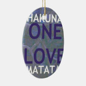 HAKUNA MATATA KERAMISCH ORNAMENT (Rechts)