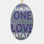HAKUNA MATATA KERAMISCH ORNAMENT (Links)