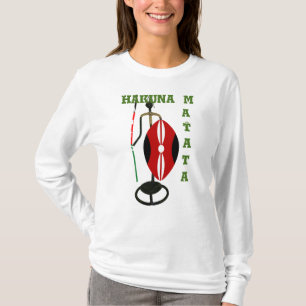 Hakuna Matata Kinderen Augusta Retro Striped T shi T-shirt