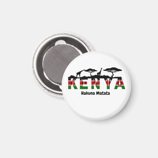 Hakuna Matata koelkastmagneet Magneet (Voorkant / Achterkant)
