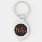 Hakuna Matata Koffie Redt Levens Sleutelhanger (Voorkant)