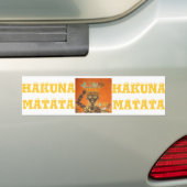 Hakuna Matata Lady Bumpersticker (Op auto)