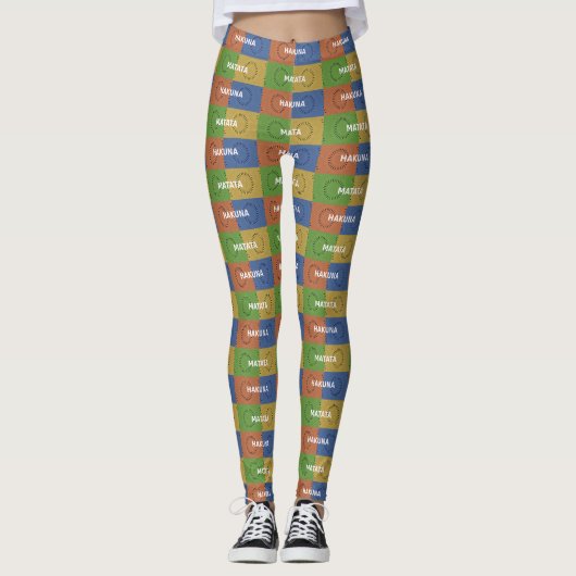 Hakuna Matata Leggings (Voorkant)