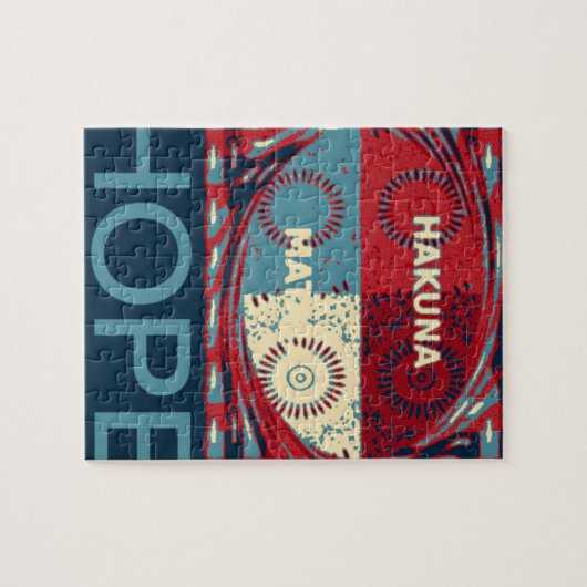 Hakuna matata legpuzzel (Horizontaal)