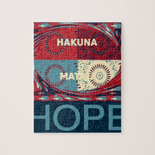 Hakuna matata legpuzzel (Verticaal)