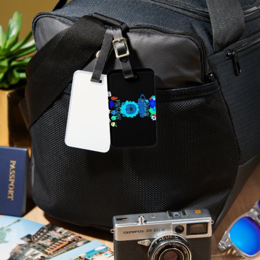 Hakuna Matata Lion Art Print Bagagelabel (Voorkant /achterkant)