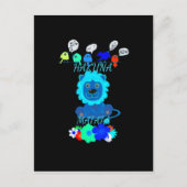Hakuna Matata Lion Art Print Briefkaart (Voorkant)