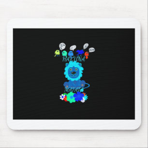 Hakuna Matata Lion Art Print Muismat