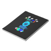 Hakuna Matata Lion Art Print Notitieblok (Linkerzijde)