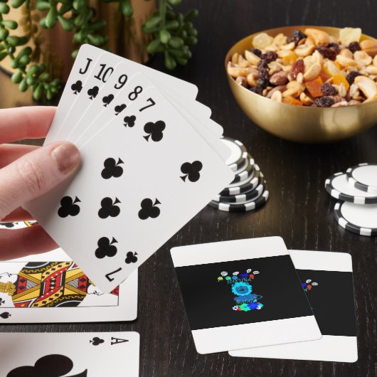 Hakuna Matata Lion Art Print Speelkaarten (Insitu)