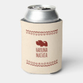 Hakuna Matata Lion Blikjeskoeler (Blikje Achterkant)