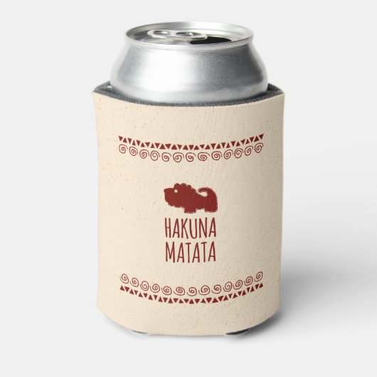 Hakuna Matata Lion Blikjeskoeler (Blikje Achterkant)