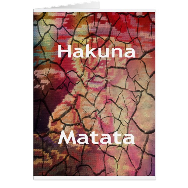 Hakuna Matata Lion Cub Design (Voorkant)