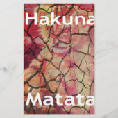 Hakuna Matata Lion Cub Design Briefpapier (Voorkant)