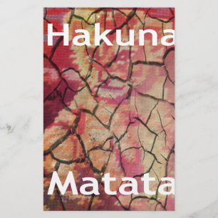 Hakuna Matata Lion Cub Design Briefpapier