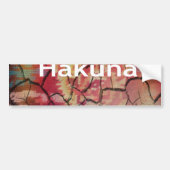 Hakuna Matata Lion Cub Design Bumpersticker (Voorkant)