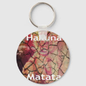 Hakuna Matata Lion Cub Design Sleutelhanger (Voorkant)