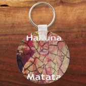 Hakuna Matata Lion Cub Design Sleutelhanger (Voorkant)