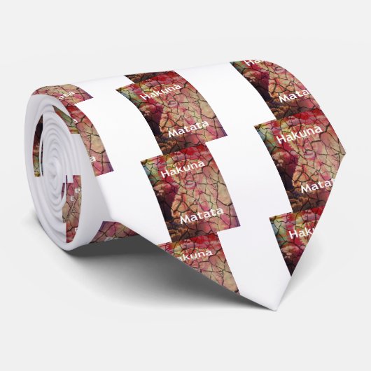 Hakuna Matata Lion Cub Design Stropdas (Opgerold)