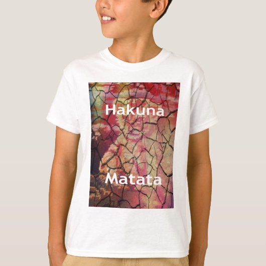 Hakuna Matata Lion Cub Design T-shirt (Voorkant)
