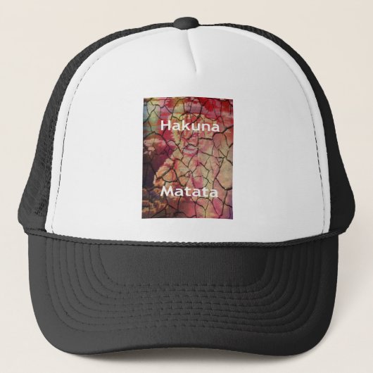 Hakuna Matata Lion Cub Design Trucker Pet (Voorkant)