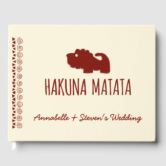 Hakuna Matata Lion Gastenboek